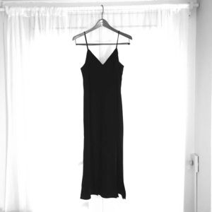ABS Allen Schwartz “Black Car Wash Slip Gown”